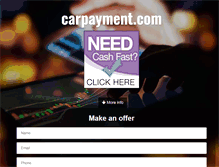 Tablet Screenshot of carpayment.com